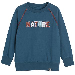 Turquoise Nature sweatshirt