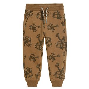 Brown trucks jogging pants