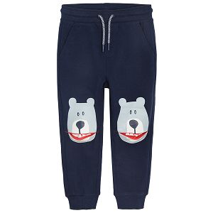 Navy blue jogging pants