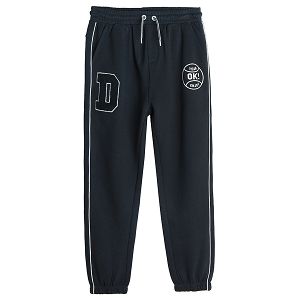 Navy blue jogging pants