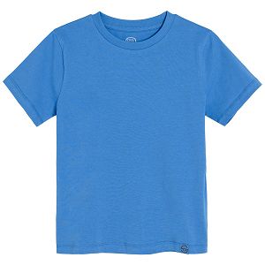 Blue short sleeve T-shirt