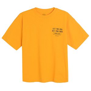 Orange short sleeve T-shirt