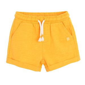 Dark yellow shorts with cord