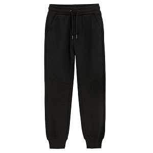 Black sweatpants with cord