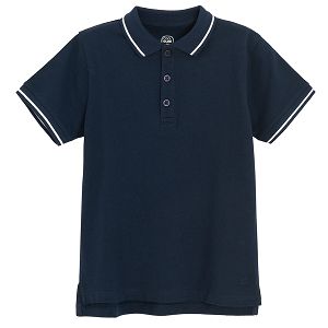 Blue polo T-shirt