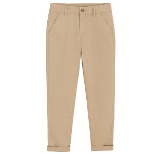 Brown classic trousers