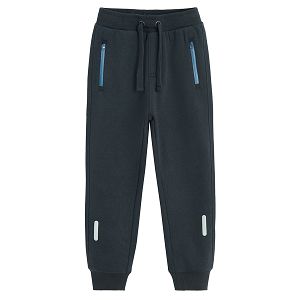 Blue jogging pants