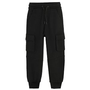 Dark grey cargo jogging pants