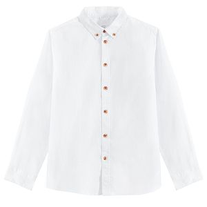 White button down classic shirt