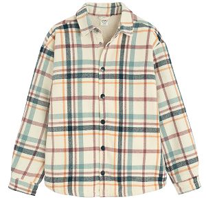 Checked shirt with chest pocket