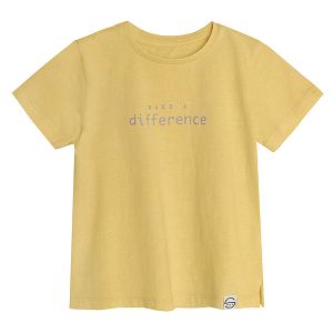 חולצה שרוול קצר 'make a difference'