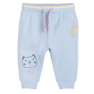 Light blue jogging pants