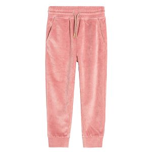 Powder pink jogging pants