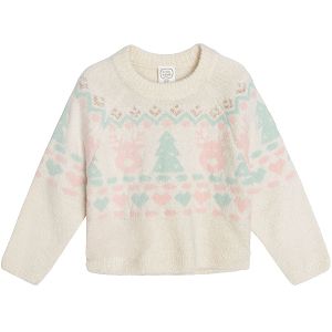 Beige Chrsitmas sweatshirt