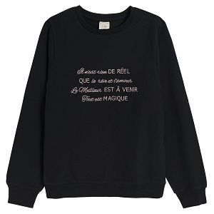 Black sweatshirt