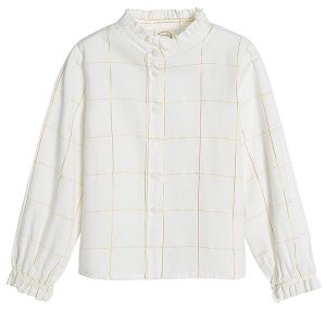 White long sleeve blouse