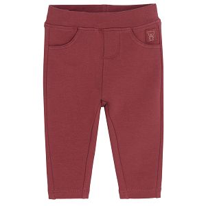 Dark pink jeggings