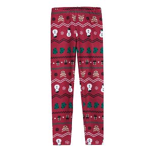 Red Santa Claus jeggings