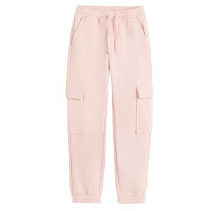 Pink jogging pants