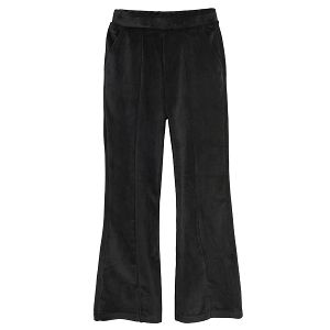 Black wide leg jogging pants