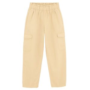 Brown cargo trousers
