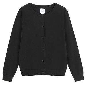 Black classic cardigan