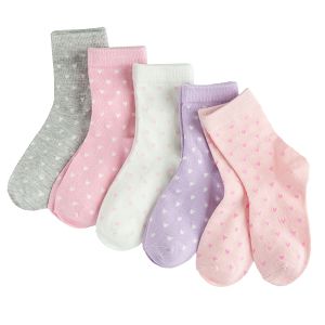 Pastel colors socks- 5 pack