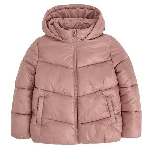 Brick hooded jacket