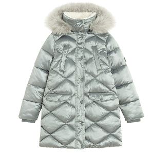 Light grey winter coat