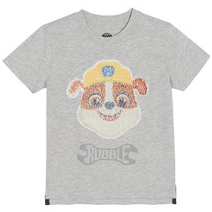 Paw Patrol grey short sleeve T-shirt