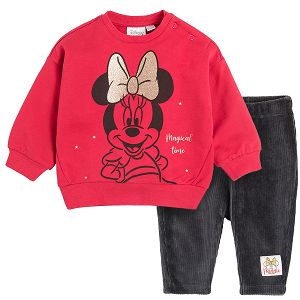 Minnie Mouse clothing set sweatshirt and leggings