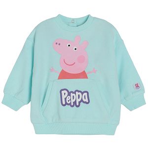 Ligh mint Peppa Pig sweatshirt