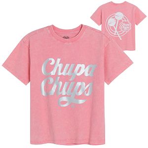 Chupa Chups coral short sleeve T-shirt