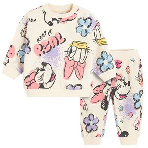 Minnie Mouse and friends jogging set- sweatshirt and jogging pants- 2 pieces