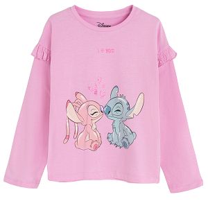 Lilo & Stich pink blouse