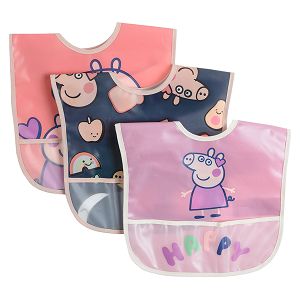 Peppa Pig bibs 3-pack