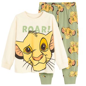 Lion King long sleeve blouse and pants pyjamas- 2 pieces