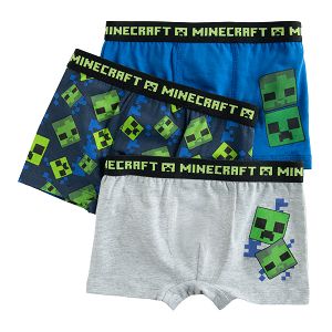 Minecraft boxershorts - 3 pack