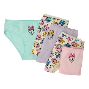 Daisy Duck pastel colors briefs- 5 pack