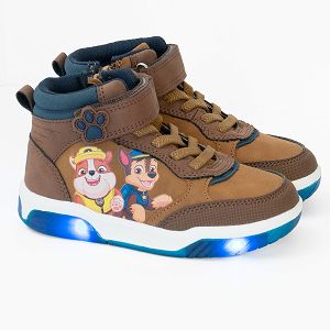 Paw Patrol brown ankle shoes