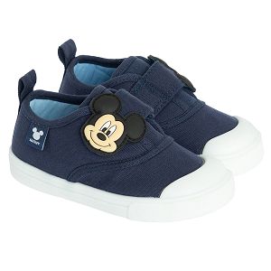 Mickey Mouse blue canvas shoes