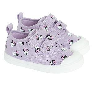 Minnie Mouse purple canvas shoes