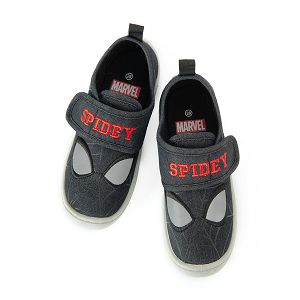 Spiderman slip on back shoes