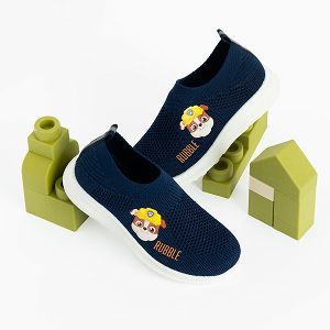 Paw Patrol blue low trainers